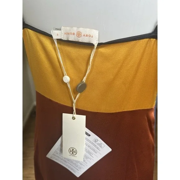 TORY BURCH SASHA LUXURY SILK MAXI DRESS , SIZE 8/RETAIL $798 - Picture 7 of 9